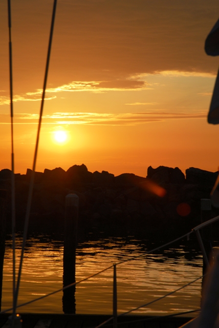 Sonnenuntergang R�nne