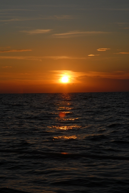 Nachtsegeln Sonnenuntergang