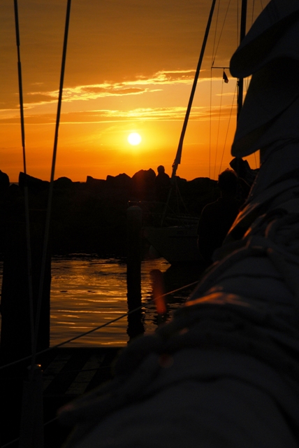 Nachtsegeln Sonnenuntergang