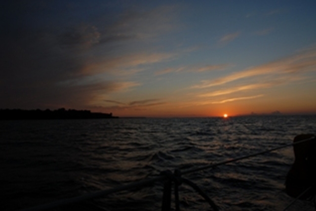 Nachtsegeln Sonnenaufgang